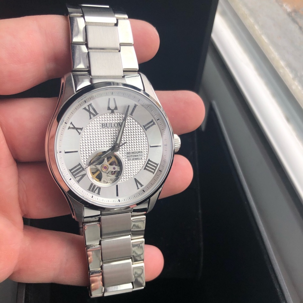Brand New Men’s Bulova Skeleton dial watch